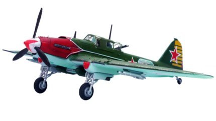 Authentic Ilyushin IL-2M3 Sturmovik 1/72 Diecast Model - Soviet Hero Nelson Stepanyan Edition