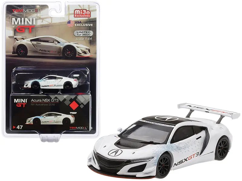 Limited Edition Acura NSX GT3 1/64 Diecast Model – New York Auto Show 2016 Exclusive by True Scale Miniatures