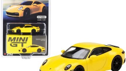 Porsche 911 Carrera 4S Racing Yellow 1/64 Diecast