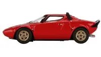 Exclusive Lancia Stratos HF Stradale Rosso Arancio 1/64 Diecast Model - Limited Edition 2400 by True Scale Miniatures
