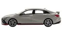 Hyundai Elantra N Cyber Gray Metallic Limited Edition 1/64 Diecast Model - True Scale Miniatures