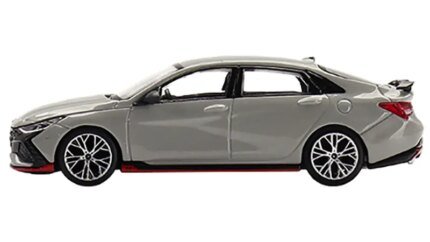 Hyundai Elantra N Cyber Gray Metallic Limited Edition 1/64 Diecast Model - True Scale Miniatures