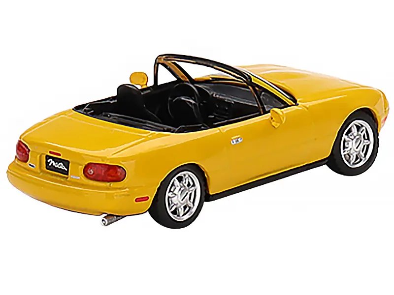 Rare Mazda Miata MX-5 NA Sunburst Yellow 1/64 Diecast Model - Limited Edition of 2400 by True Scale Miniatures 2 Rare Mazda Miata MX-5 NA Sunburst Yellow 1/64 Diecast Model - Limited Edition of 2400 by True Scale Miniatures - Image 2