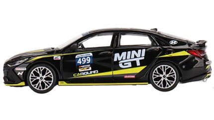 Limited Edition Hyundai Elantra N #499 Racing Livery 1/64 Diecast Model by True Scale Miniatures