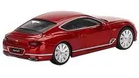 Limited Edition 2022 Bentley Continental GT Speed Candy Red 1/64 Diecast Model by True Scale Miniatures