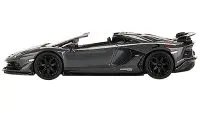 Lamborghini Aventador SVJ Roadster Griglo Telesto Dark Gray Limited Edition to 4200 pieces Worldwide 1/64 Diecast Model Car by True Scale Miniatures