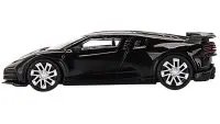 Exclusive Bugatti Centodieci Black 1/64 Diecast Model - Limited Edition by True Scale Miniatures