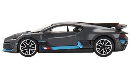 Exclusive Bugatti Divo 1/64 Diecast Model - Limited Edition Matt Gray with Blue Accents