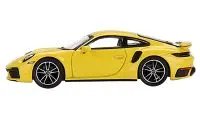 Exclusive Porsche 911 Turbo S Racing Yellow 1/64 Diecast Model - Limited Edition by True Scale Miniatures