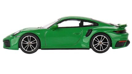 Exclusive Porsche 911 Turbo S Python Green 1/64 Diecast Model - Limited Edition by True Scale Miniatures