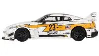 Limited Edition Nissan LB-Silhouette GT-RR #23 1/64 Diecast Model - White/Yellow Stripes by True Scale Miniatures