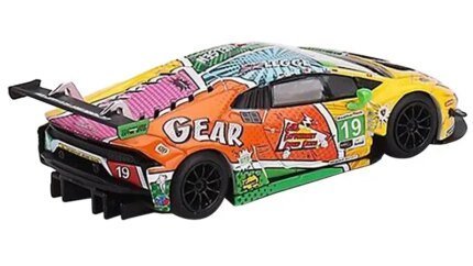 Limited Edition Lamborghini Huracan GT3 EVO #19 1/64 Diecast Model - 24 Hours of Daytona 2020 by True Scale Miniatures