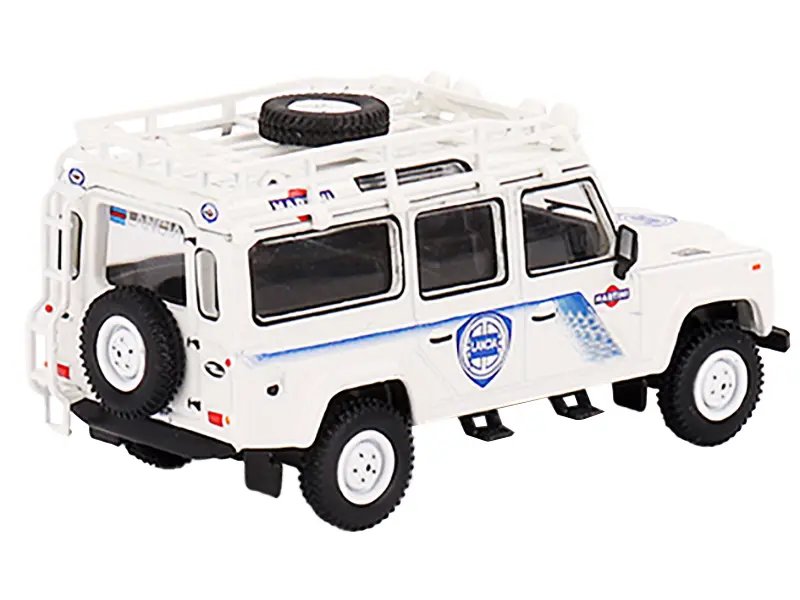 1991 Land Rover Defender 110 Safari Rally Martini Racing 1/64 Diecast Model by True Scale Miniatures 2 1991 Land Rover Defender 110 Safari Rally Martini Racing 1/64 Diecast Model by True Scale Miniatures - Image 2