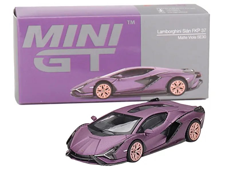 Exclusive Lamborghini Sian FKP 37 Matte Viola 1/64 Diecast Model by True Scale 2 Exclusive Lamborghini Sian FKP 37 Matte Viola 1/64 Diecast Model by True Scale - Image 2