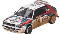 1992 Lancia Delta HF Integrale Martini Racing 1/64 Diecast Set by True Scale Miniatures