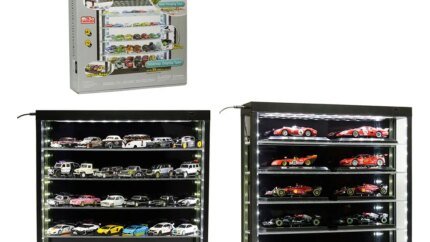 Premium 5 Tier Wall Mount Display Case for 1/64-1/43 Scale Models - Mijo Exclusives