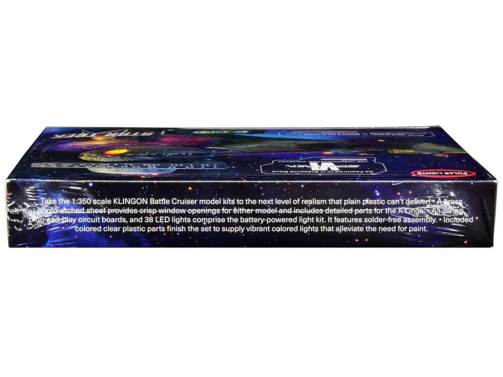 Illuminate Your Klingon Kronos One Model: Skill 2 Lighting Kit for Star Trek VI Spaceship by Polar Lights