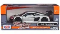 Buy Audi R8 LMS GT3 Silver Metallic Diecast Model - Timeless Legends 1/24 by Motormax