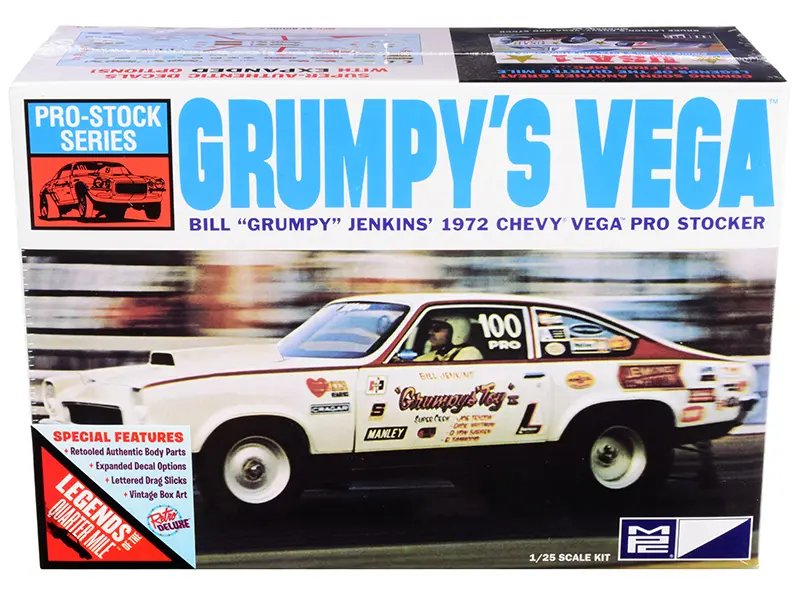 Build the 1972 Chevrolet Vega Pro Stock: Bill ‘Grumpy’ Jenkins’ Legends Model Kit by MPC