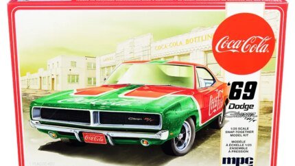 Build the Iconic 1969 Dodge Charger RT Coca-Cola Model Kit - 1/25 Scale by MPC