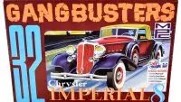 Build the 1932 Chrysler Imperial Eight Gangbusters Model Kit with Police Motorcycle & Gangster Figurines - 1/25 Scale by MPC