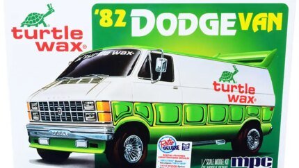 Skill 2 Model Kit 1982 Dodge Van Custom "Turtle Wax" 2-in-1 Kit 1/25 Scale Model by MPC