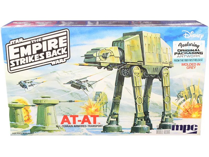 Diecast Model Cars wholesale toys dropshipper drop shipping Skill 2 Model Kit AT-AT All-Terrain Armored-Transport Star Wars The Empire Strikes Back 1980 Movie 1/100 Scale MPC MPC950 drop shipping wholesale drop ship drop shipper dropship dropshipping Star Wars AT-AT Model Kit 1/100 Scale – The Empire Strikes Back Collectible by MPC