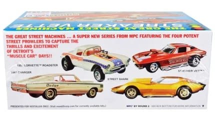 1967 Chevrolet Corvette Stingray Model Kit - MPC Streaker Vette 1/25 Scale