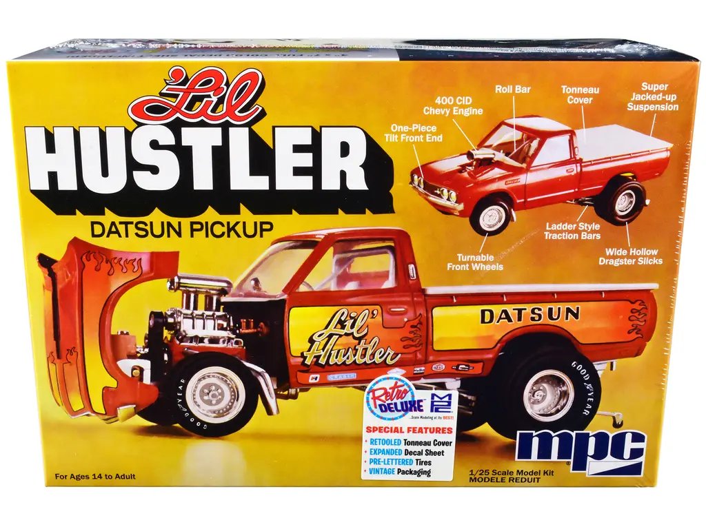 Build Your Own 1975 Datsun Pickup 'Lil Hustler' with MPC's 1/25 Scale Model Kit 2 Build Your Own 1975 Datsun Pickup 'Lil Hustler' with MPC's 1/25 Scale Model Kit - Image 2
