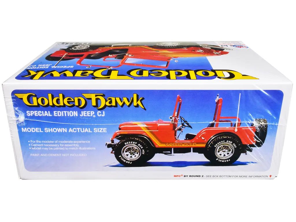 Build Your Dream: 1981 Jeep CJ5 Golden Hawk 1/25 Scale Model Kit by MPC