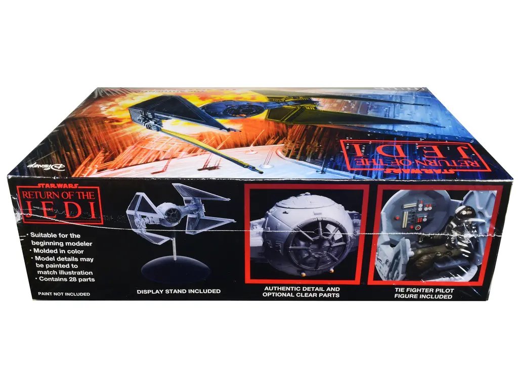 Build Your Own Star Wars Tie Interceptor: 1/48 Scale Model Kit by MPC