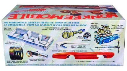 Build the Iconic Monkeemobile: 1/25 Scale Model Kit from The Monkees TV Series by MPC