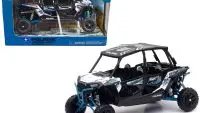 Polaris RZR XP 4 Turbo EPS Sport UTV 1/18 Diecast Model - Matt White Lightning by New Ray