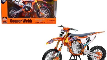 Exclusive KTM 450 SX-F #2 Cooper Webb Red Bull Factory Racing 1/6 Diecast Model by New Ray