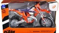 Authentic KTM 300 EXC-TPI Enduro Dirt Bike 1/12 Diecast Model by New Ray - Orange