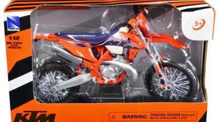 Authentic KTM 300 EXC-TPI Enduro Dirt Bike 1/12 Diecast Model by New Ray - Orange
