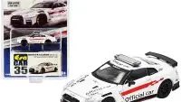 Limited Edition 1/64 Nissan GT-R R35 Nismo RHD White Diecast Model by Era Car