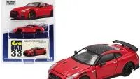 Limited Edition 2020 Nissan GT-R R35 Nismo RHD Red 1/64 Diecast by Era Car