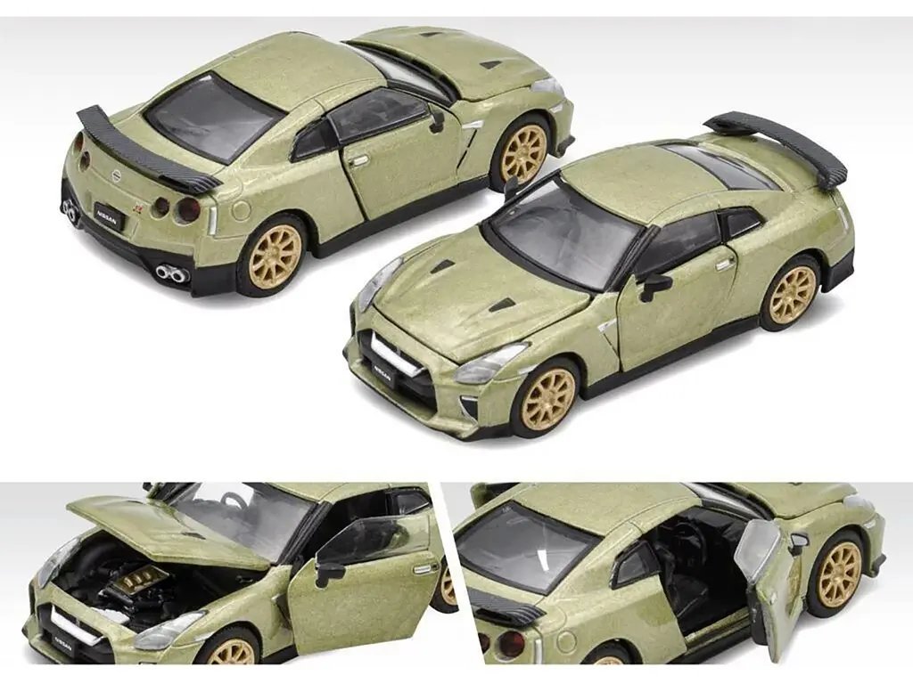 2022 Nissan GT-R R35 T-Spec RHD Millenium Jade 1/64 Diecast by Era Car