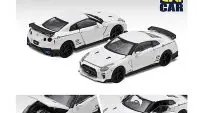 Exclusive Nissan GT-R R35 RHD White Advan Racing GT 1/64 Diecast by Era Car - Limited to 960 Worldwide