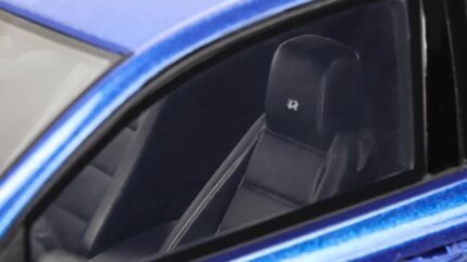 Limited Edition 2010 Volkswagen Golf VI R Rising Blue Metallic 1/18 Model by Otto Mobile