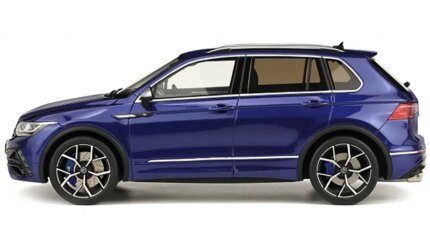 Exclusive 2021 Volkswagen Tiguan R Lapiz Blue Metallic 1/18 Model by Otto Mobile - Limited Edition of 1500