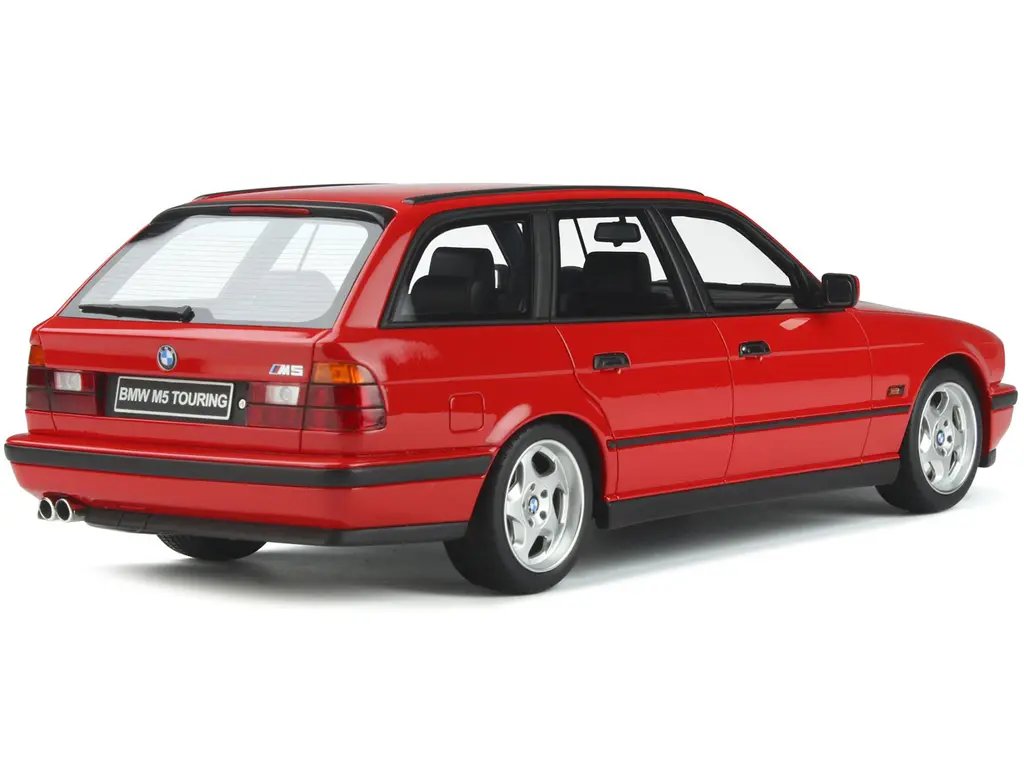 Limited Edition 1994 BMW M5 E34 Touring Mugello Red 1/18 Model by Otto Mobile