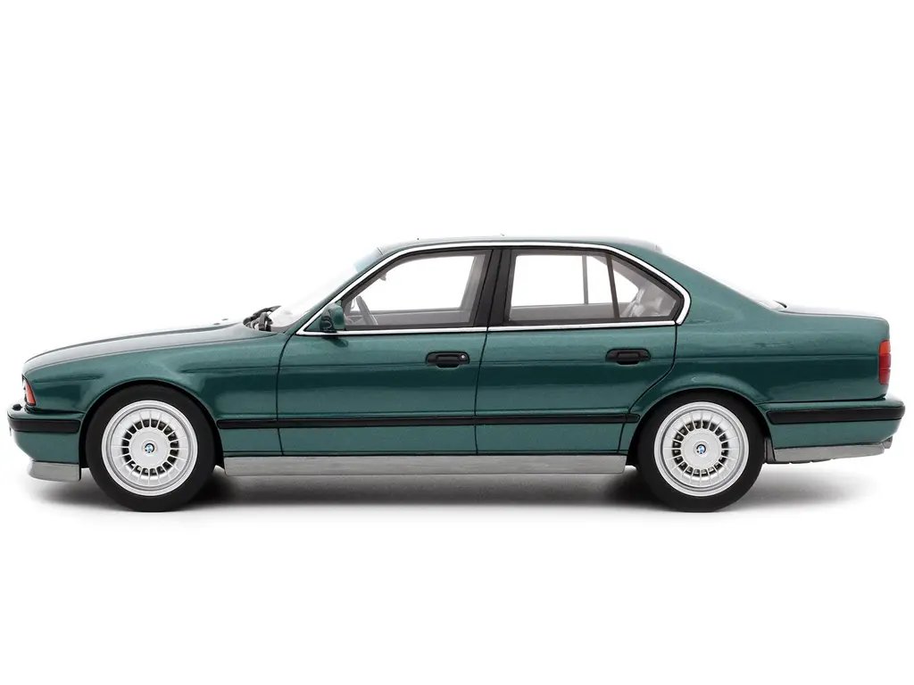Rare 1991 BMW M5 E34 Cecotto Edition 1/18 Model Car in Lagoon Green by Otto Mobile