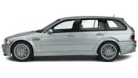Limited Edition 1/18 BMW M3 E46 Touring Concept Model Car - Chrome Shadow Metallic by Otto Mobile