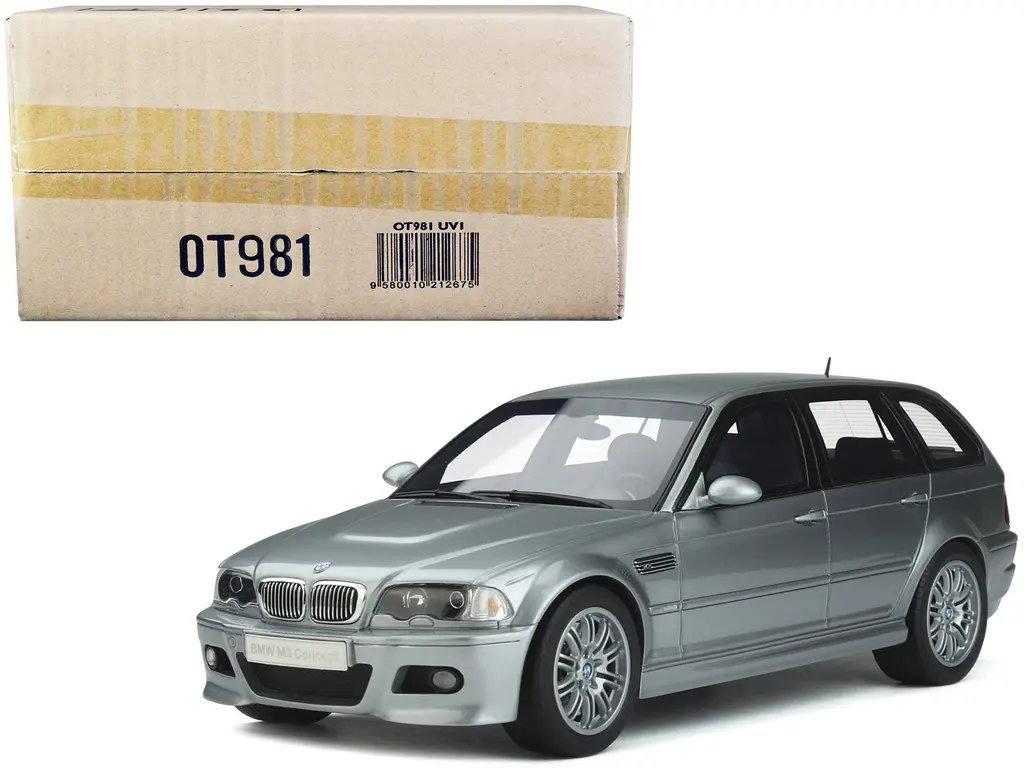 Limited Edition 1/18 BMW M3 E46 Touring Concept Model Car - Chrome Shadow Metallic by Otto Mobile 4 Limited Edition 1/18 BMW M3 E46 Touring Concept Model Car - Chrome Shadow Metallic by Otto Mobile - Image 4