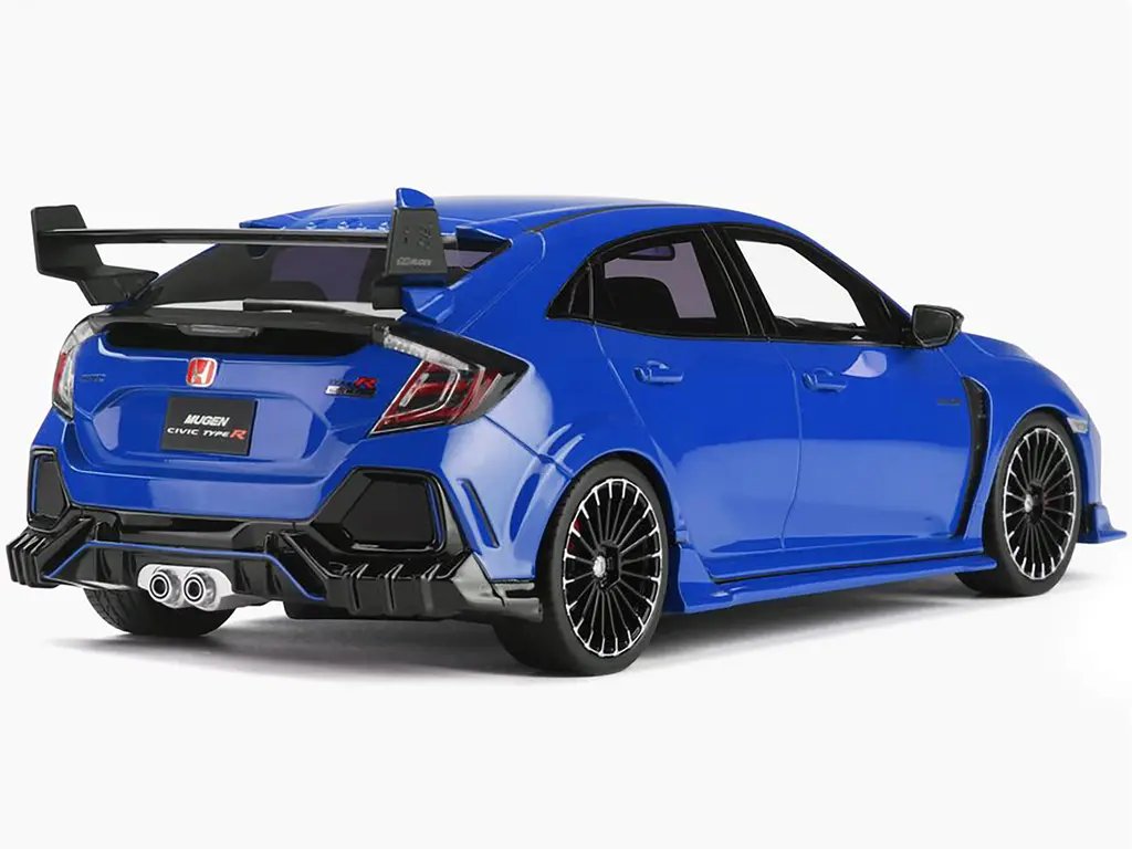 2017 Honda Civic FK8 Type R Blue 1/18 Scale Model Car by Otto Mobile