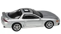 Buy Mitsubishi 3000GT GTO Silver Metallic 1/64 Diecast Model with Sunroof by Paragon Models