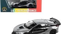 BMW i8 Liberty Walk LB Performance 1/64 Diecast Model Car by Paragon - Gray & Black