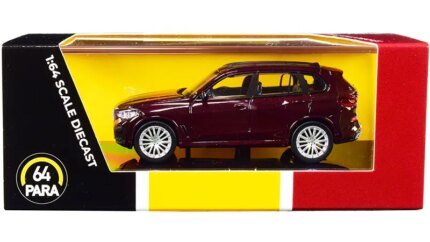 Stunning BMW X5 G05 Ametrine Red 1/64 Diecast Model with Sunroof by Paragon